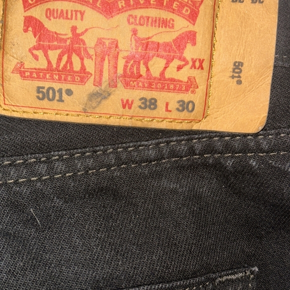 Black Denim Skirt - Picture 4 of 4